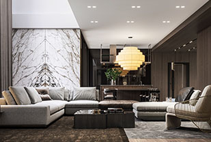 Home interior designers in Bangalore - Modern and Luxurious Living Room Interior Design Ideas